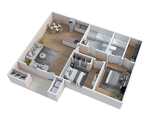 Floor plan Las Palmas