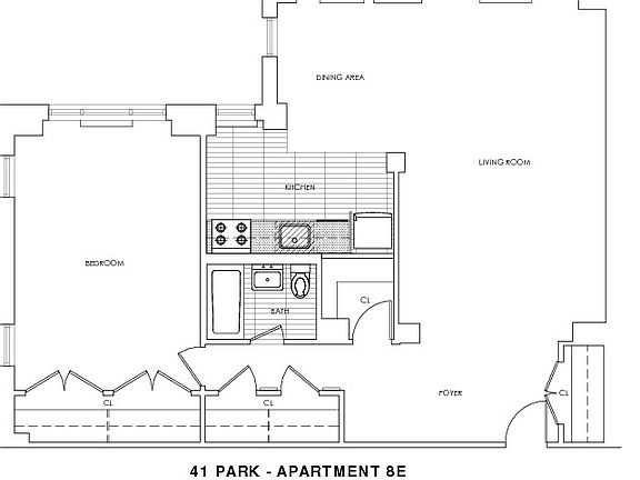 2nd image of 41 Park Ave APT 8E