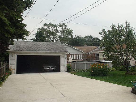 Driveway and pool