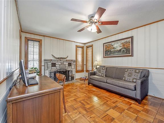 Optional 3rd bedroom, office, or den space staged