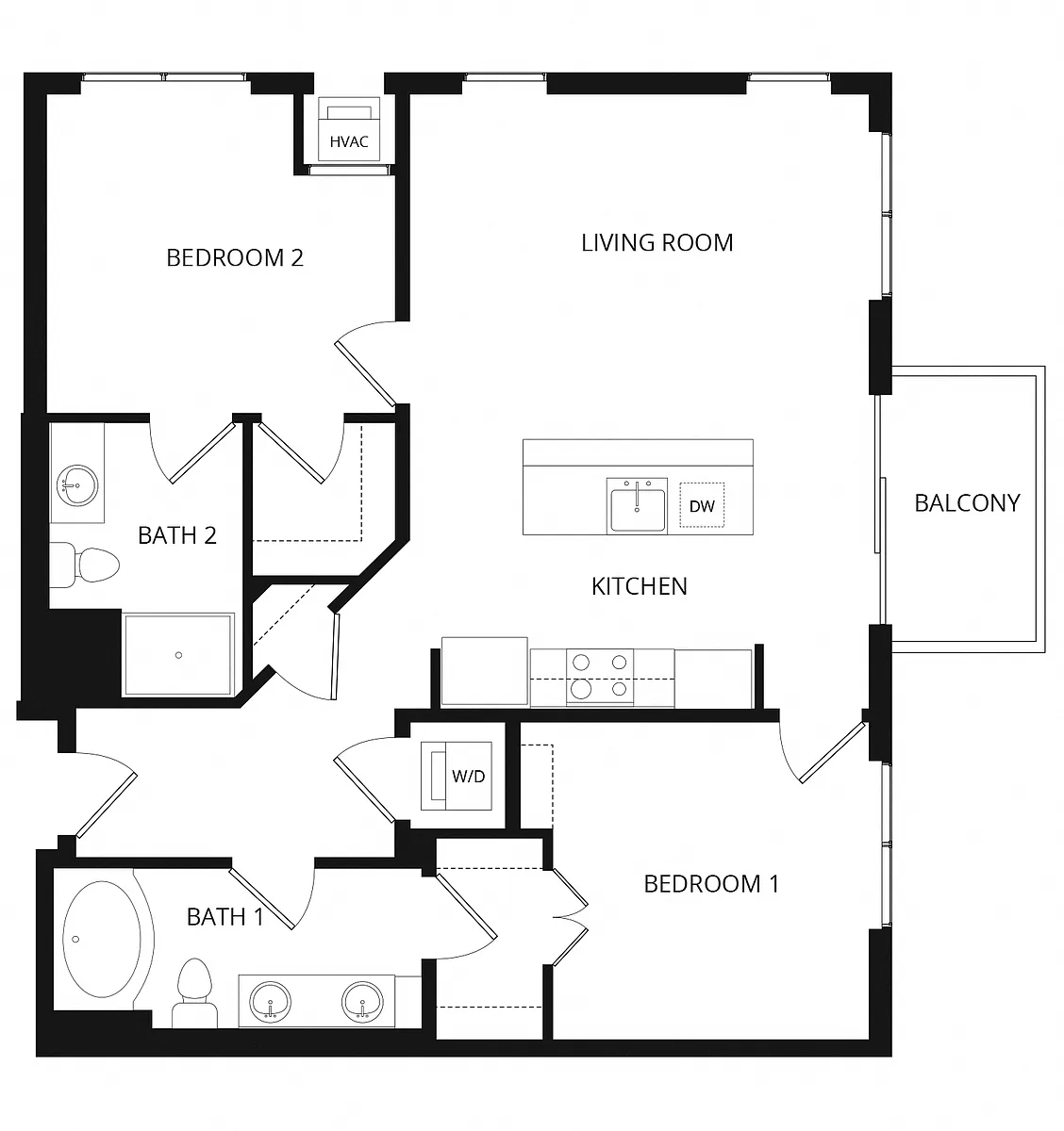 Floor plan Mille Lacs
