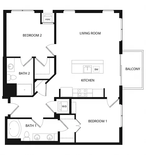 Floor plan Mille Lacs