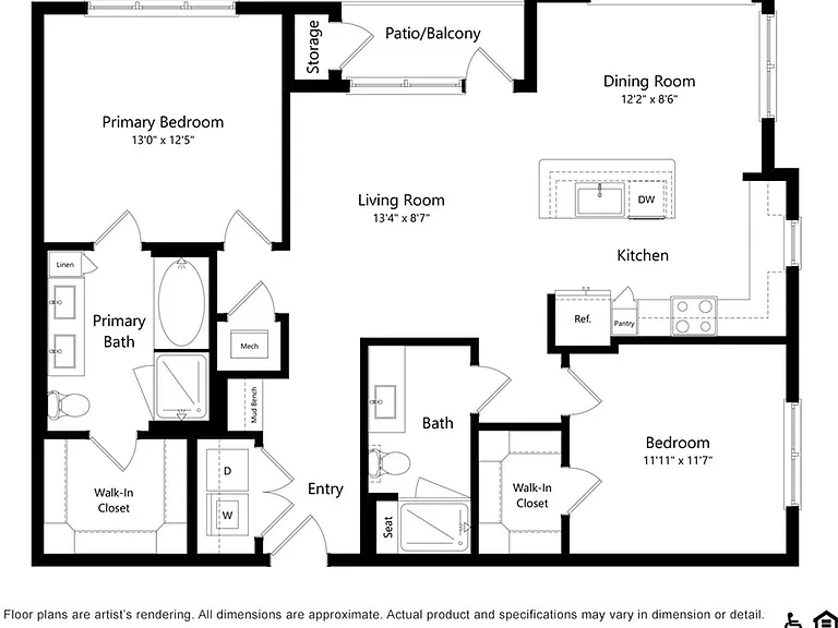 B2 | 2x2 | 1175 sq ft B2 | 2x2 | 1175 sq ft