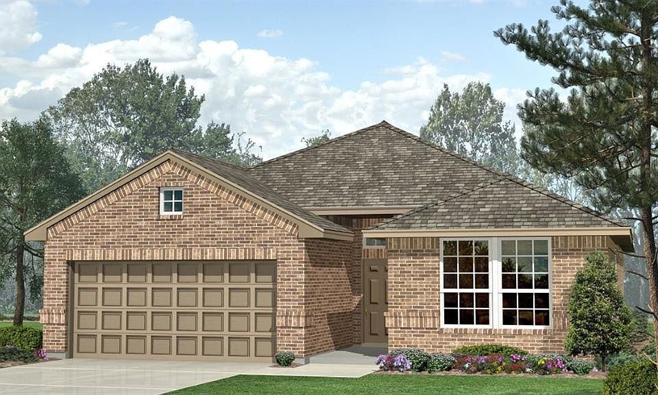 D.R. Horton's Hobbs floorplan-Elevation C. All photos shown here may not depict the specified home & features included are for illustration purposes only.