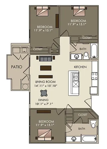 Floor plan C1