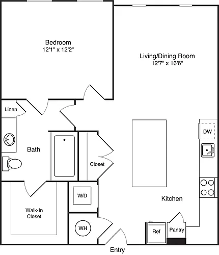 Floor plan A4 No Balcony