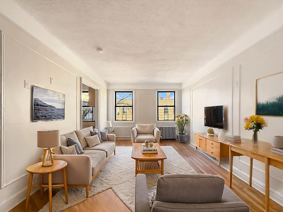 LIVING ROOM / DIFFERENT ANGLE STAGED
