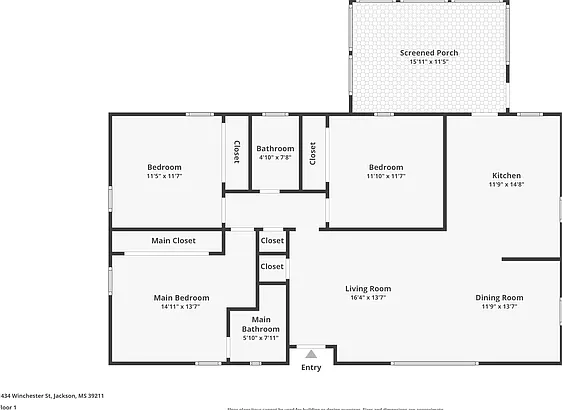 3 bed, 2.0 bath, 1321 sqft, $1,695 — Photo 2