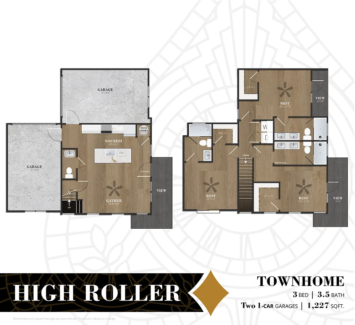 Floor plan High Roller