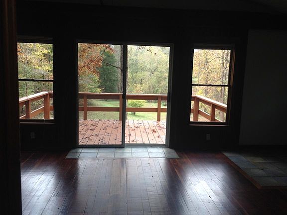View to side balcony from main bedroom