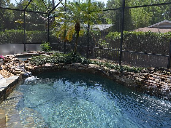 Screen-enclosed pool