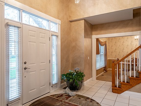 Front Foyer with 18' Ceiling