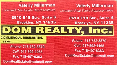 Sold by Dom Realty