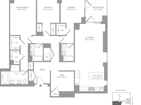 2nd image of 800 Union St #Penthouse C