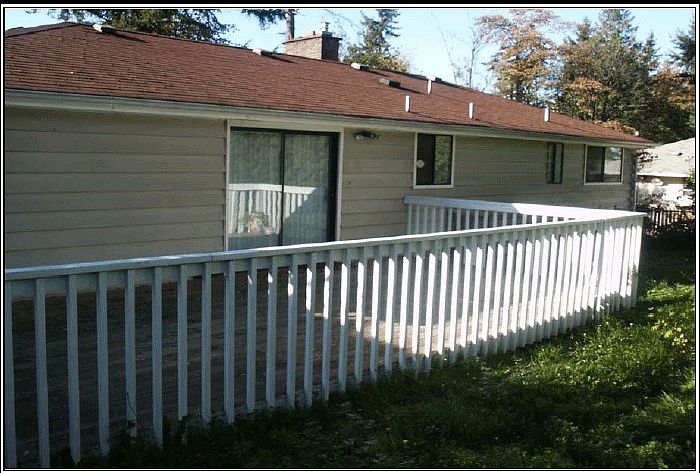 Rear deck