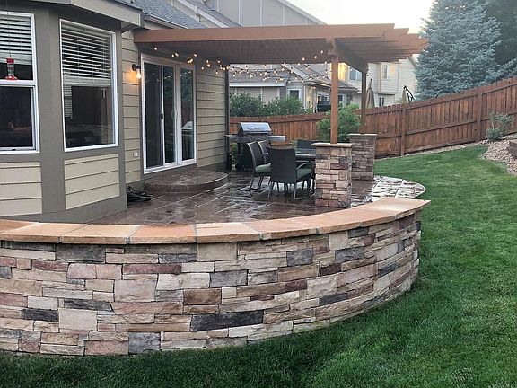 Back Yard looking west