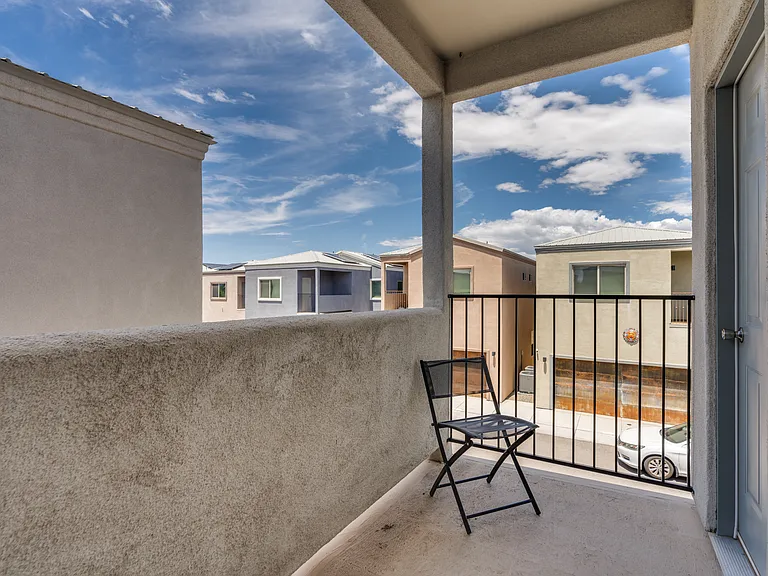 Private patio off bedroom