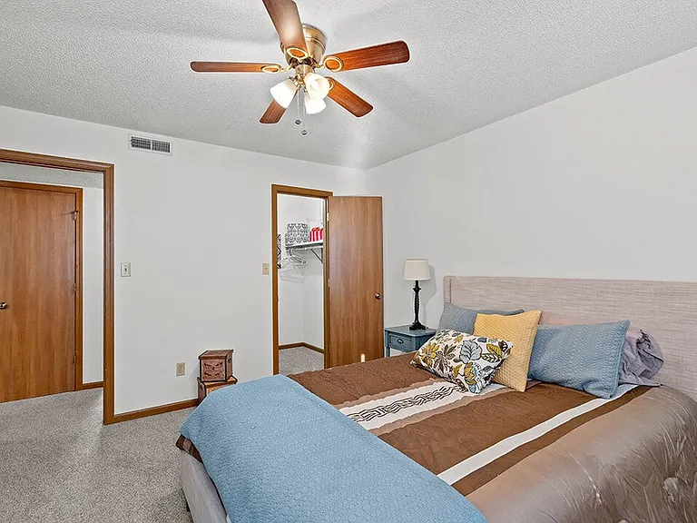 Bedroom with Attached Walk-In Closet