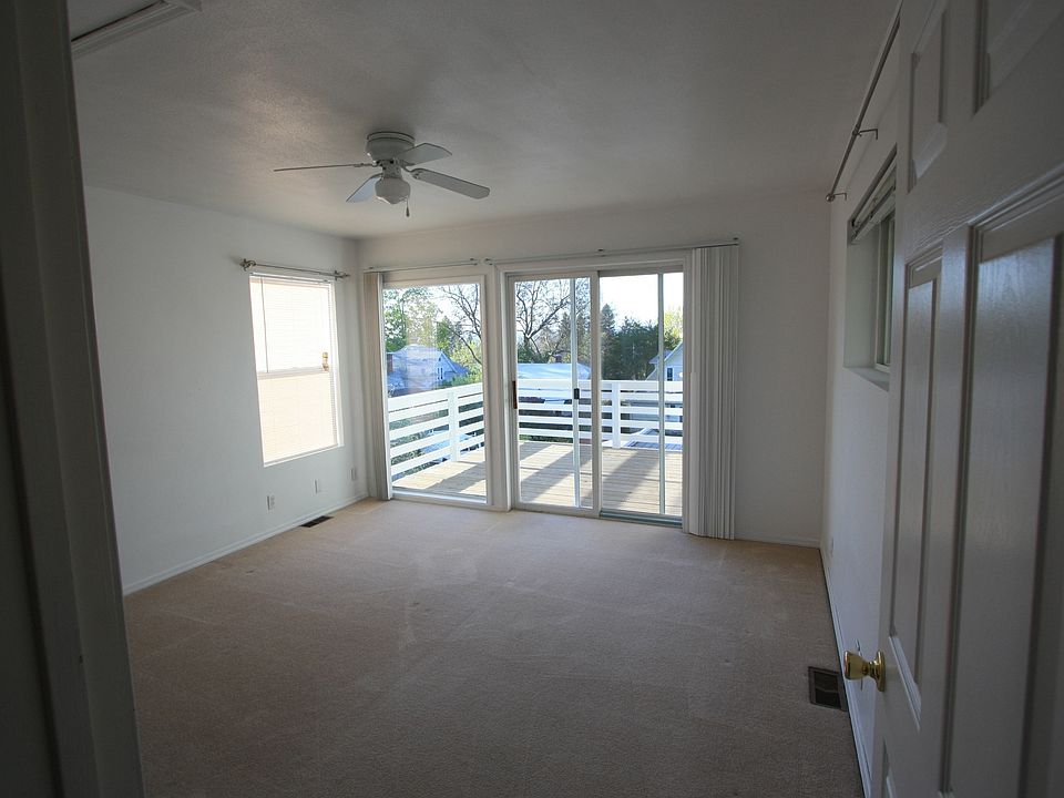 Master Bedroom looking out slider to Balcony