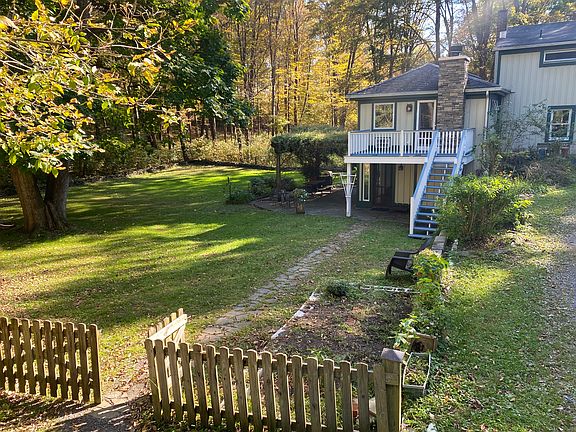 Yard and decking off loft bedroom