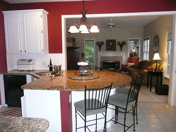 Kitchen w/view to GR