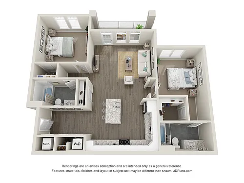 Floor plan B2-MCF