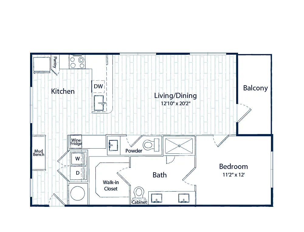 Floor plan A8