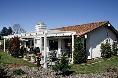 Backyard patio