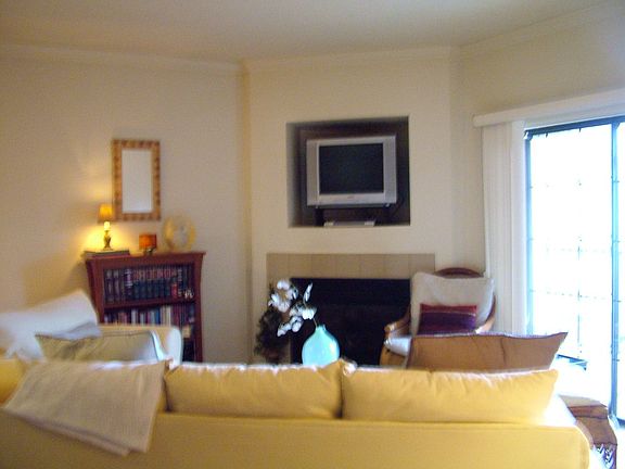 Open Floor Plan with French Doors to Patio