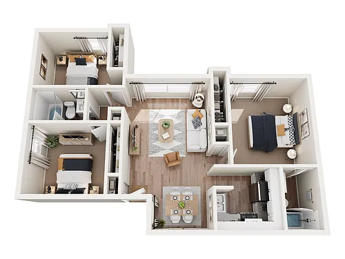 Floor plan 3/2A
