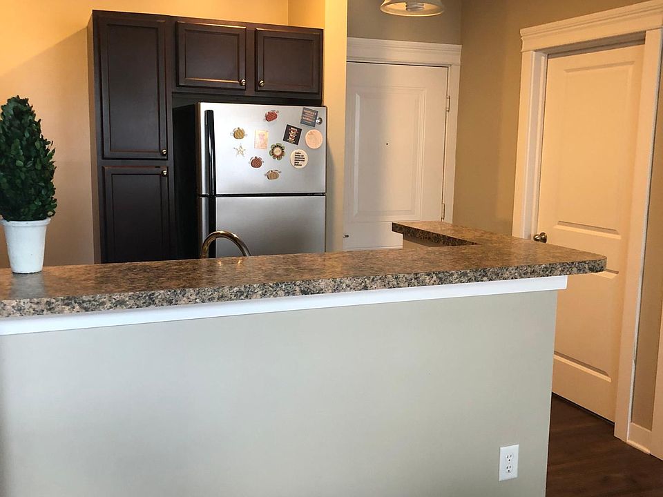 View of the kitchen.