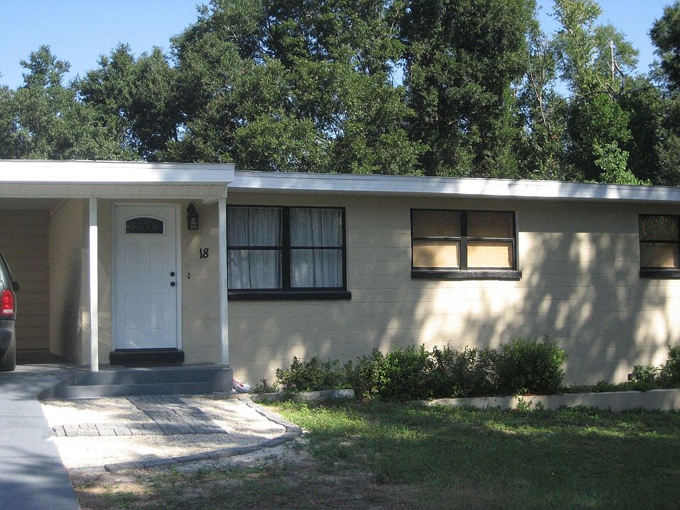 View of the newly painted exterior