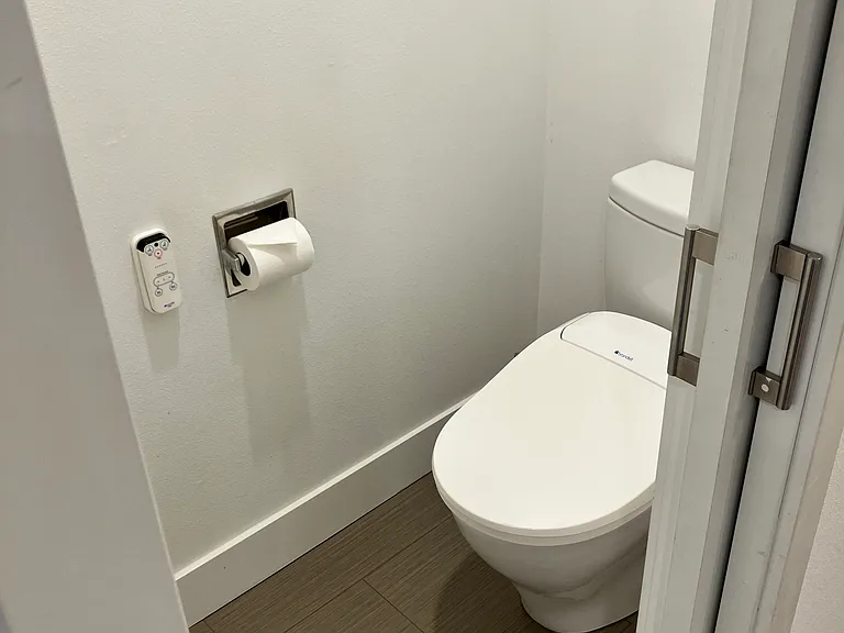 Master (primary) bidet toilet & heated floors.