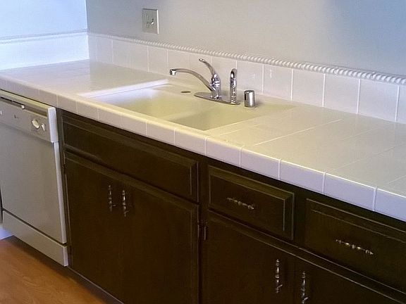 New tile counter tops