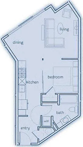 Floor plan The Waldron, The Decatur and The Sucia