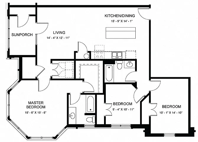 Floor plan The Orchid Bloom
