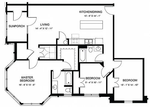 Floor plan The Orchid Bloom