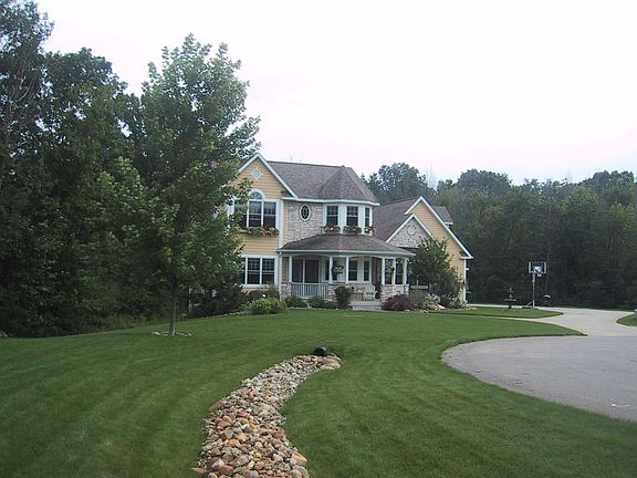 View from side yard