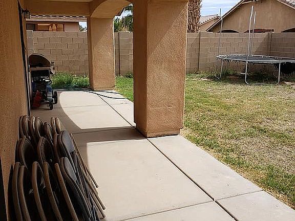 Back patio