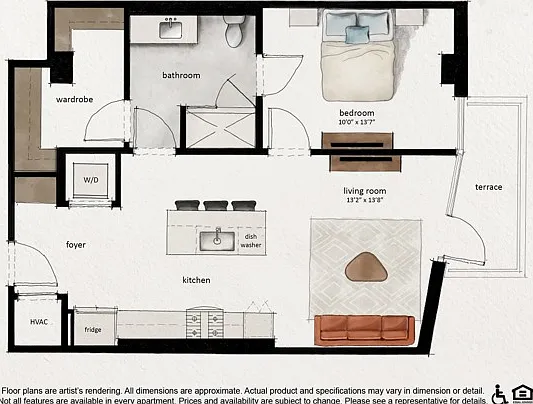 A06 | 1x1 | 778 sq ft A06 | 1x1 | 778 sq ft