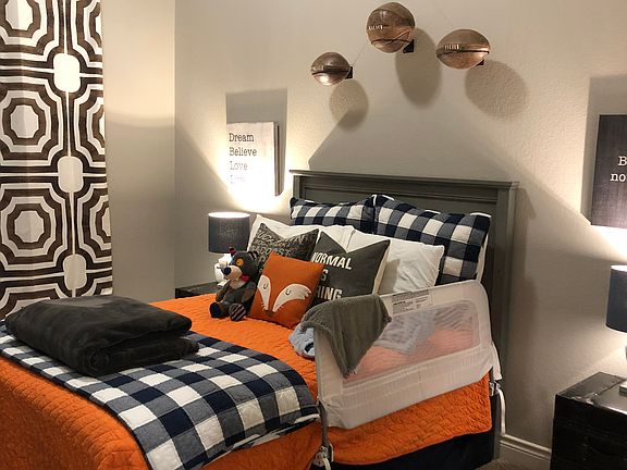 One of three bedrooms 
