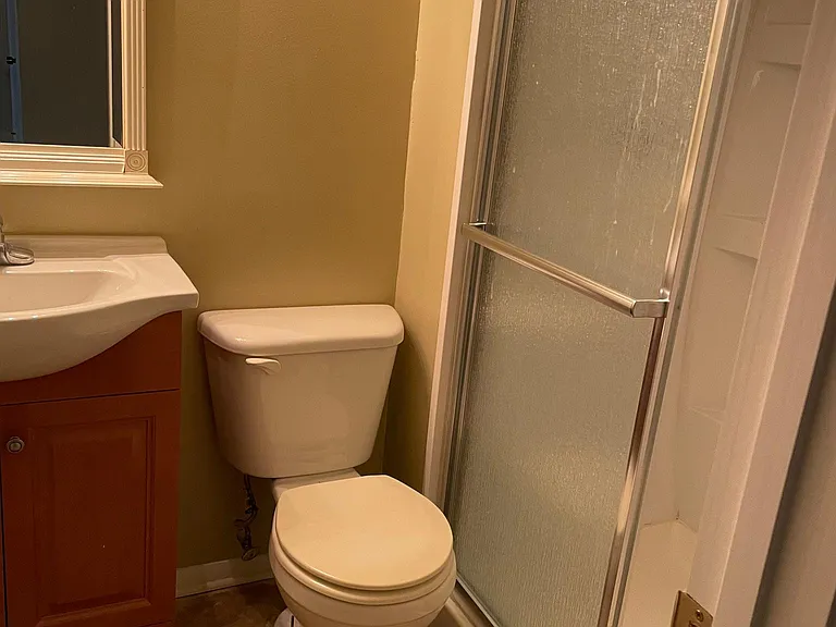 Basement bathroom
