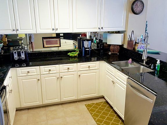 Freshly painted cabinets 
