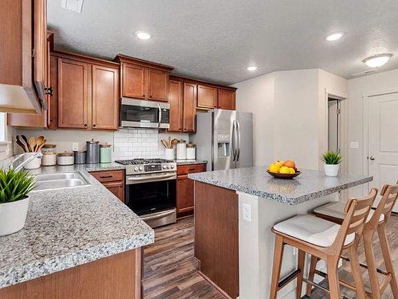 kitchen with gas stove