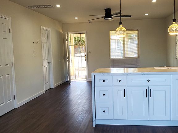 New kitchen 
And bathrooms, in his house,