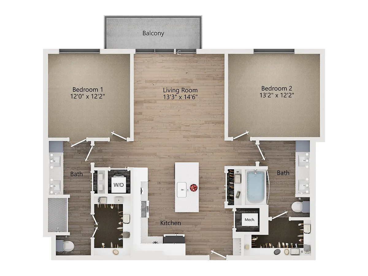 Floor plan B3