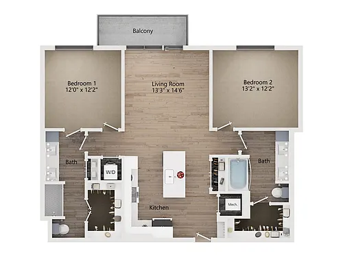 Floor plan B3
