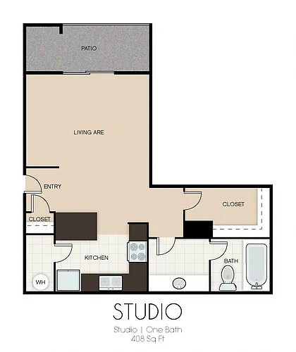 Floor plan Studio