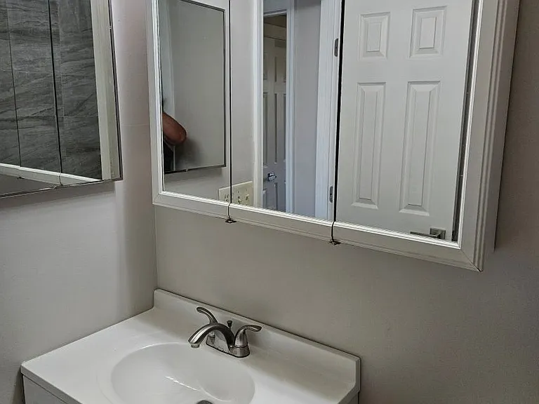 Bathroom, new vanity and sink