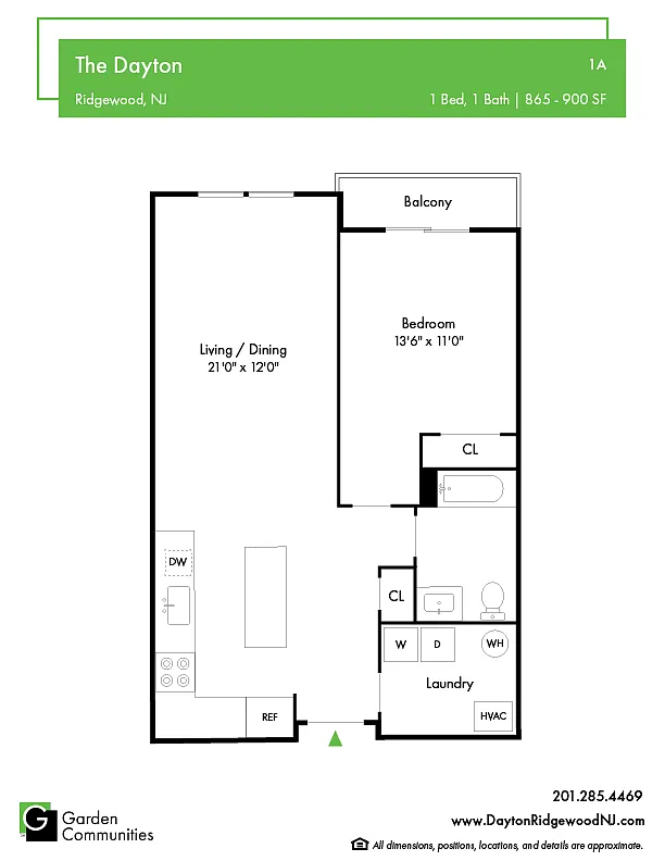 Floor plan $5.12/sq.ft. - 1A
